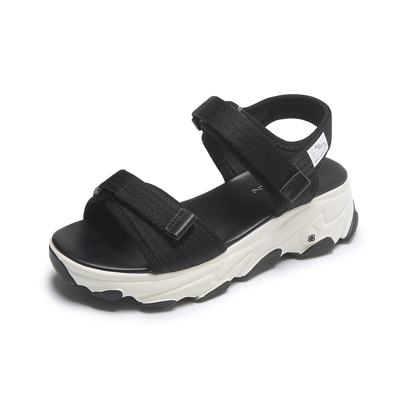 Dame Komfort-sandaler med justerbar velcro og skridsikker sål Stilla