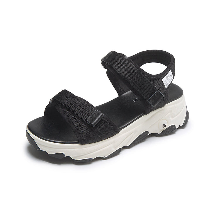 Dame Komfort-sandaler med justerbar velcro og skridsikker sål Stilla