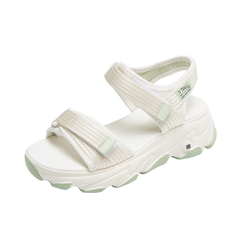 Dame Komfort-sandaler med justerbar velcro og skridsikker sål Stilla