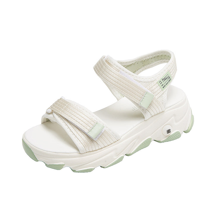 Dame Komfort-sandaler med justerbar velcro og skridsikker sål Stilla