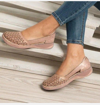 Dame Komfortable Ballerinaer med åndbart design og skridsikker sål Stilla