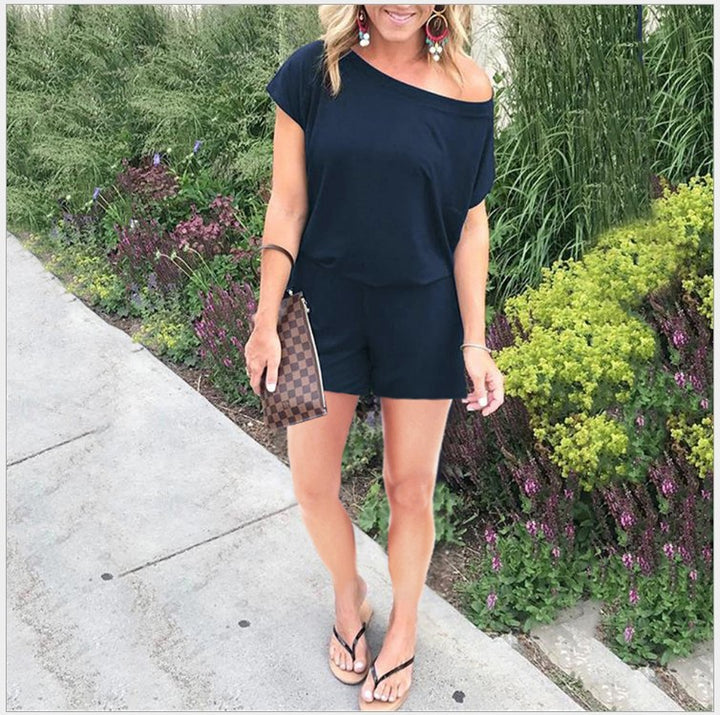 Damer casual one-piece med off-shoulder design Stilla