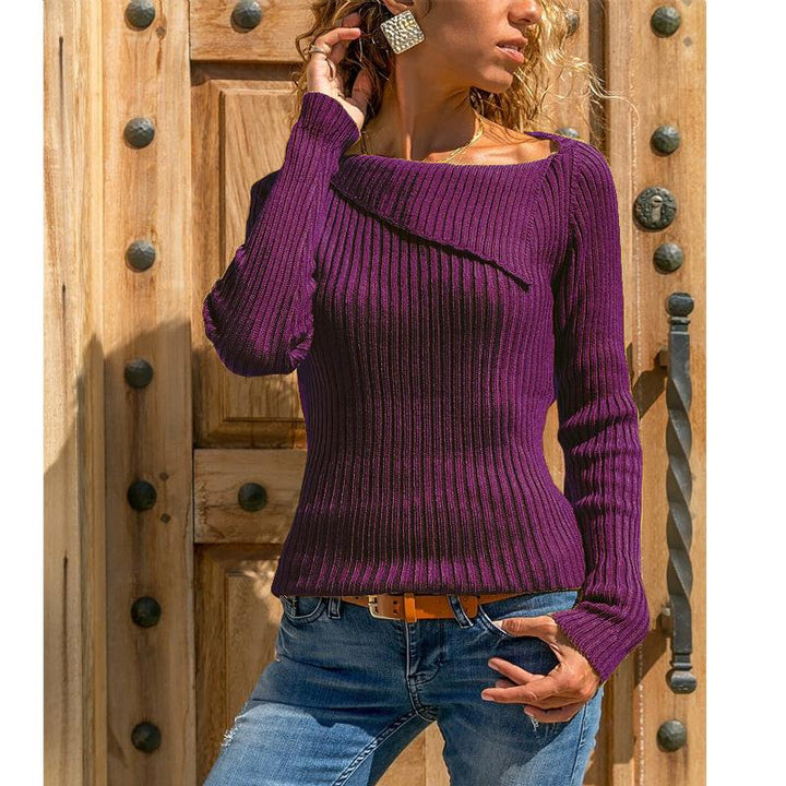 Stilla | Trendy og Minimalistisk Pullover Lilla