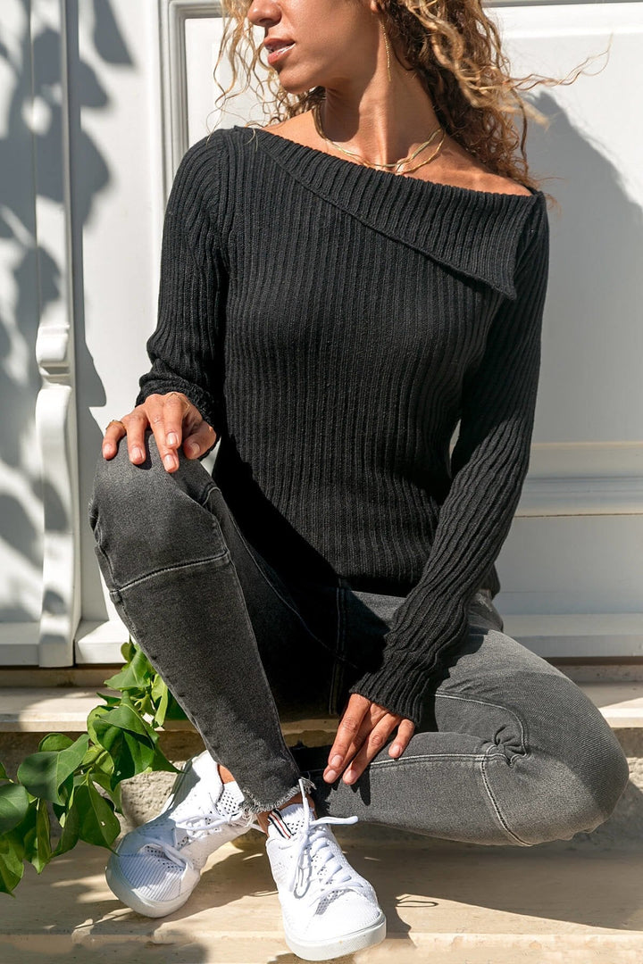 Stilla | Trendy og Minimalistisk Pullover Lilla
