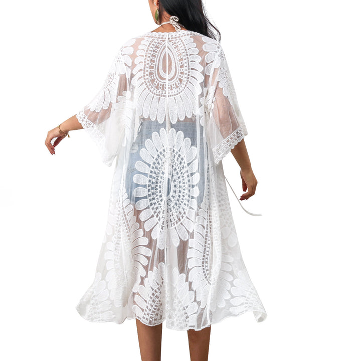Dame transparent Strandkaftan Stilla