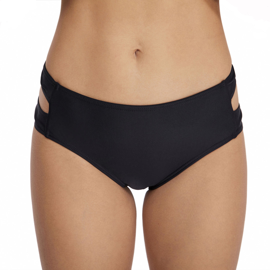 Dame bikiniunderdel med moderigtige cut-outs og høj talje Stilla