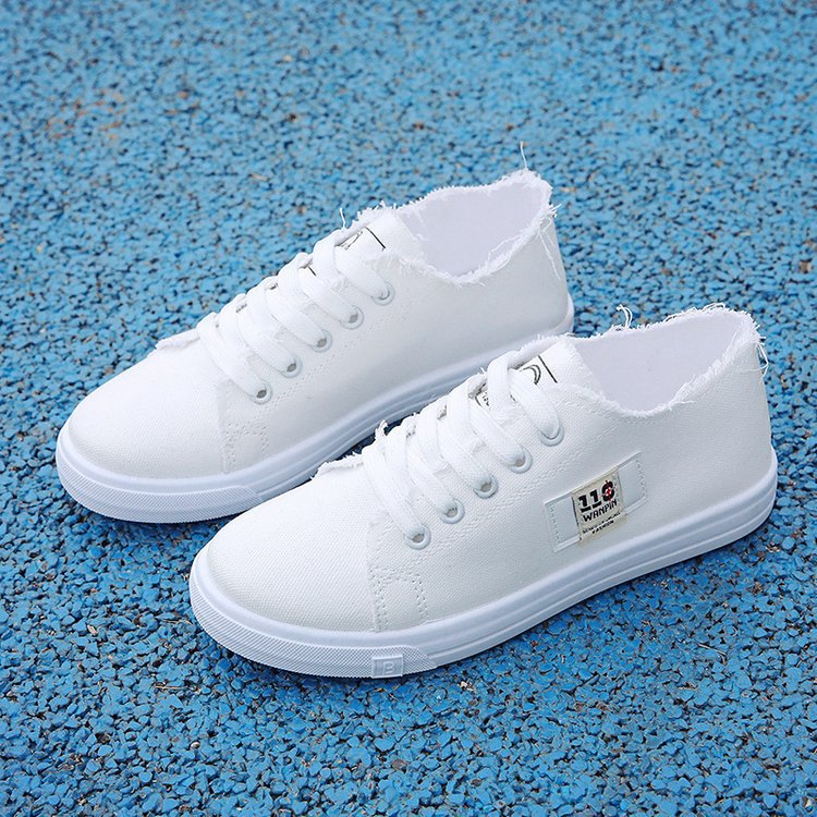 Dame Mode Sneakers i vintage-stil med frynset design og blød sål Stilla