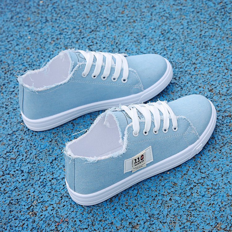 Dame Mode Sneakers i vintage-stil med frynset design og blød sål Stilla