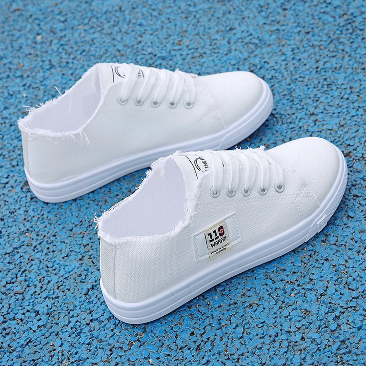 Dame Mode Sneakers i vintage-stil med frynset design og blød sål Stilla
