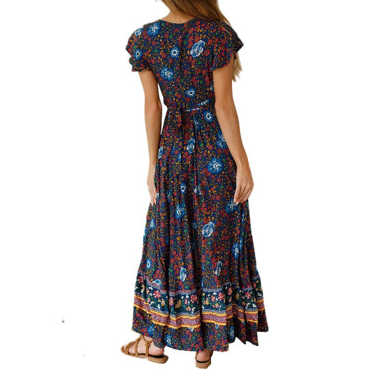 Frau Maxi Wrap Kjole Stilla