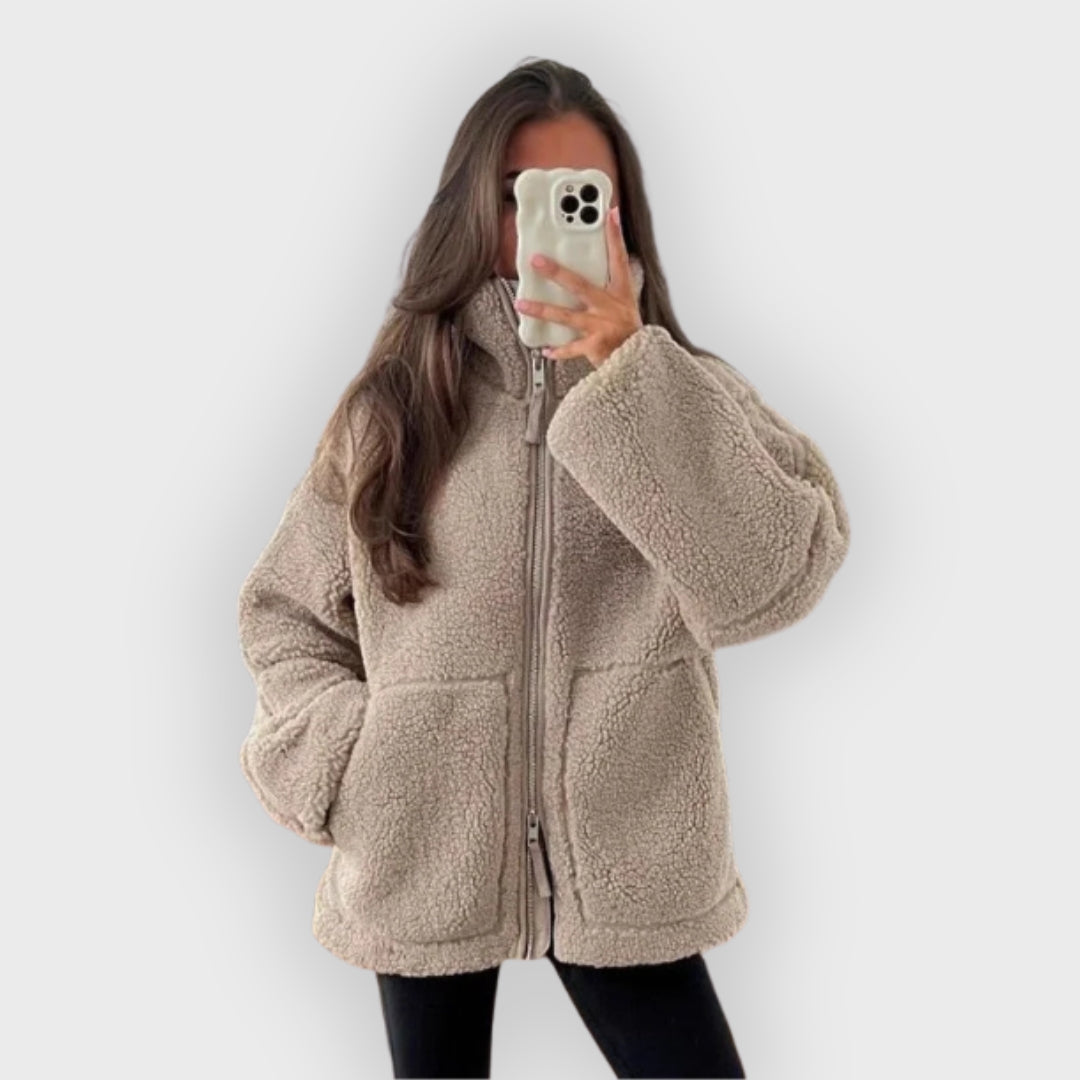 Stilla | Oversized fleecejakke