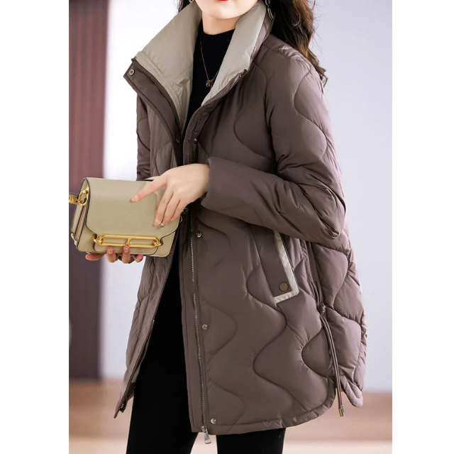 Stilla | Elegant quilted jakke med ståkrave til et smart look Ideel til efterår/vinter