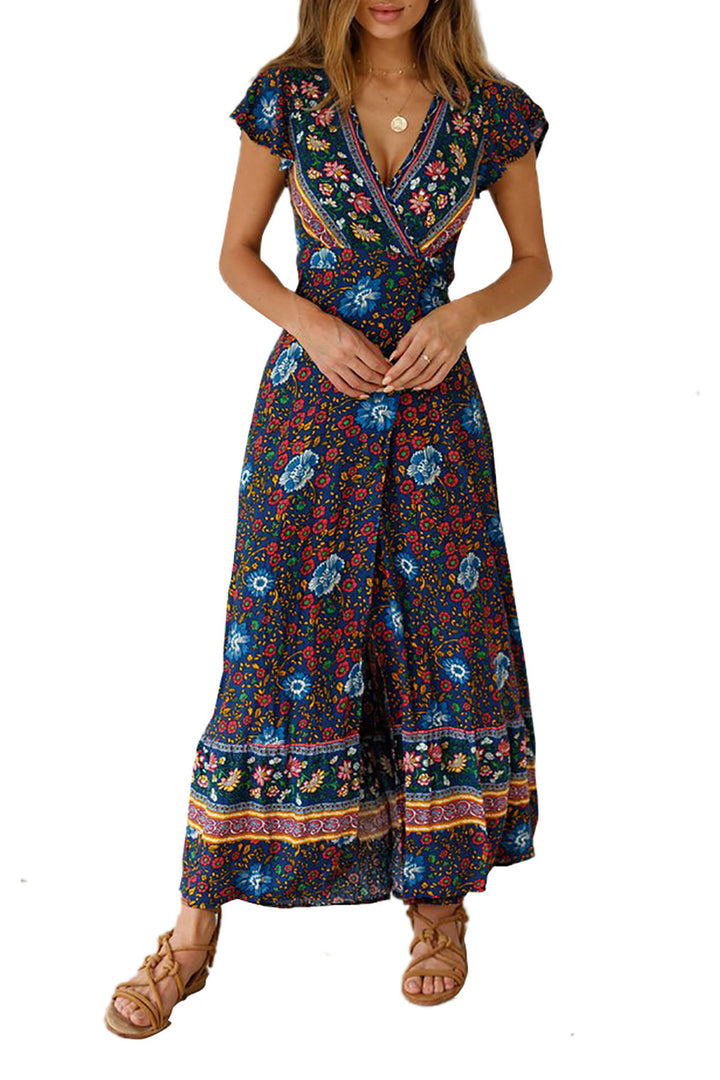 Frau Maxi Wrap Kjole Stilla