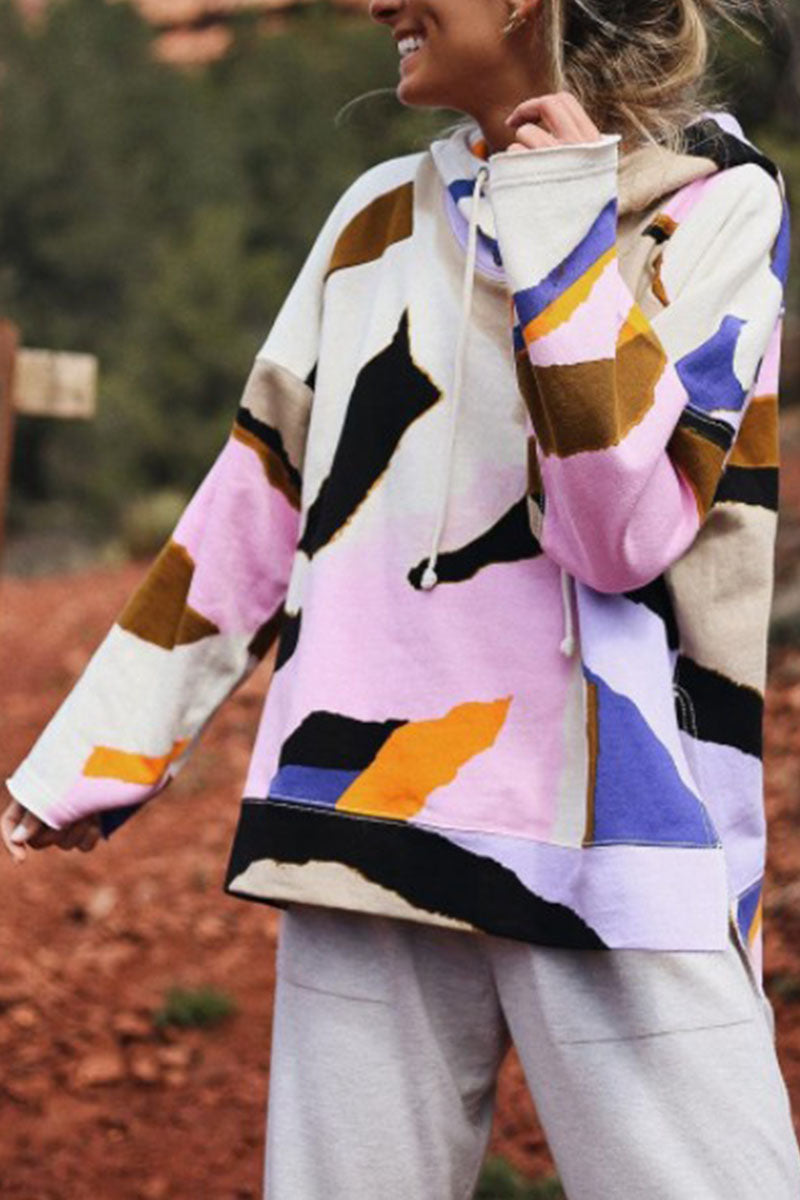 Stilla | Moderne Lækre Patchwork Overdele Med Hætte