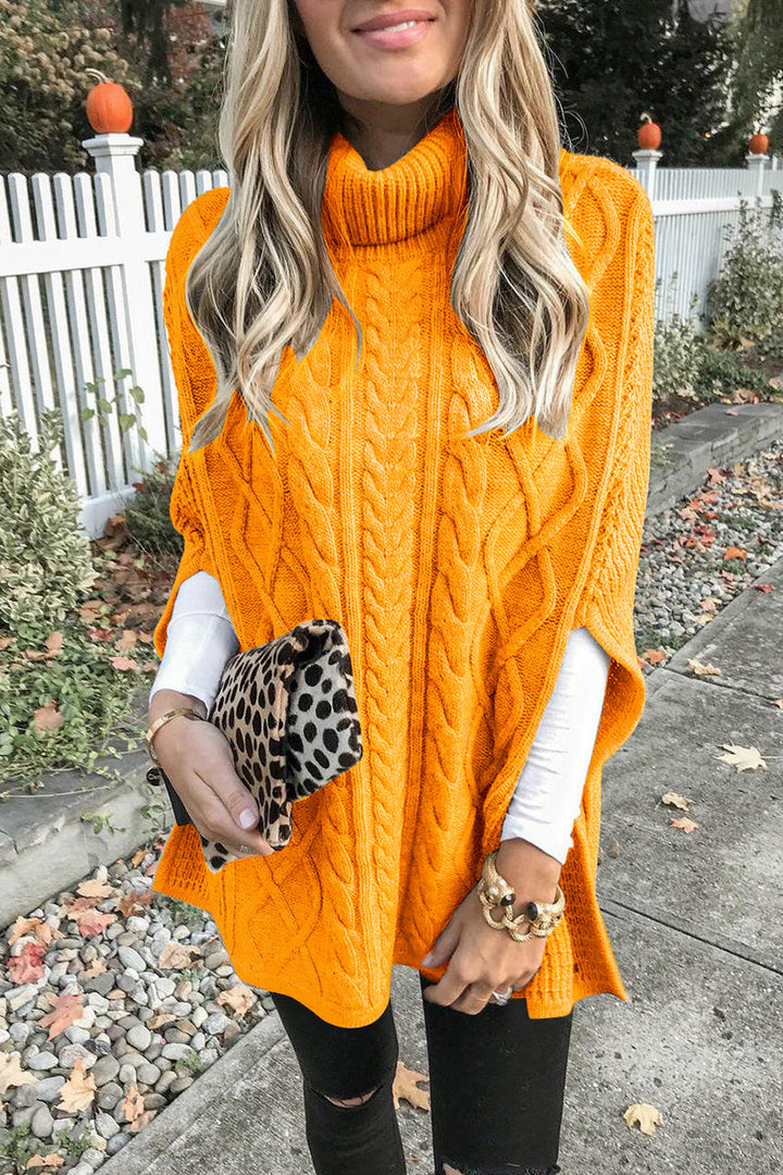Stilla | Fashionable Enfarvet Fritidstrøje, Turtleneck Sweater