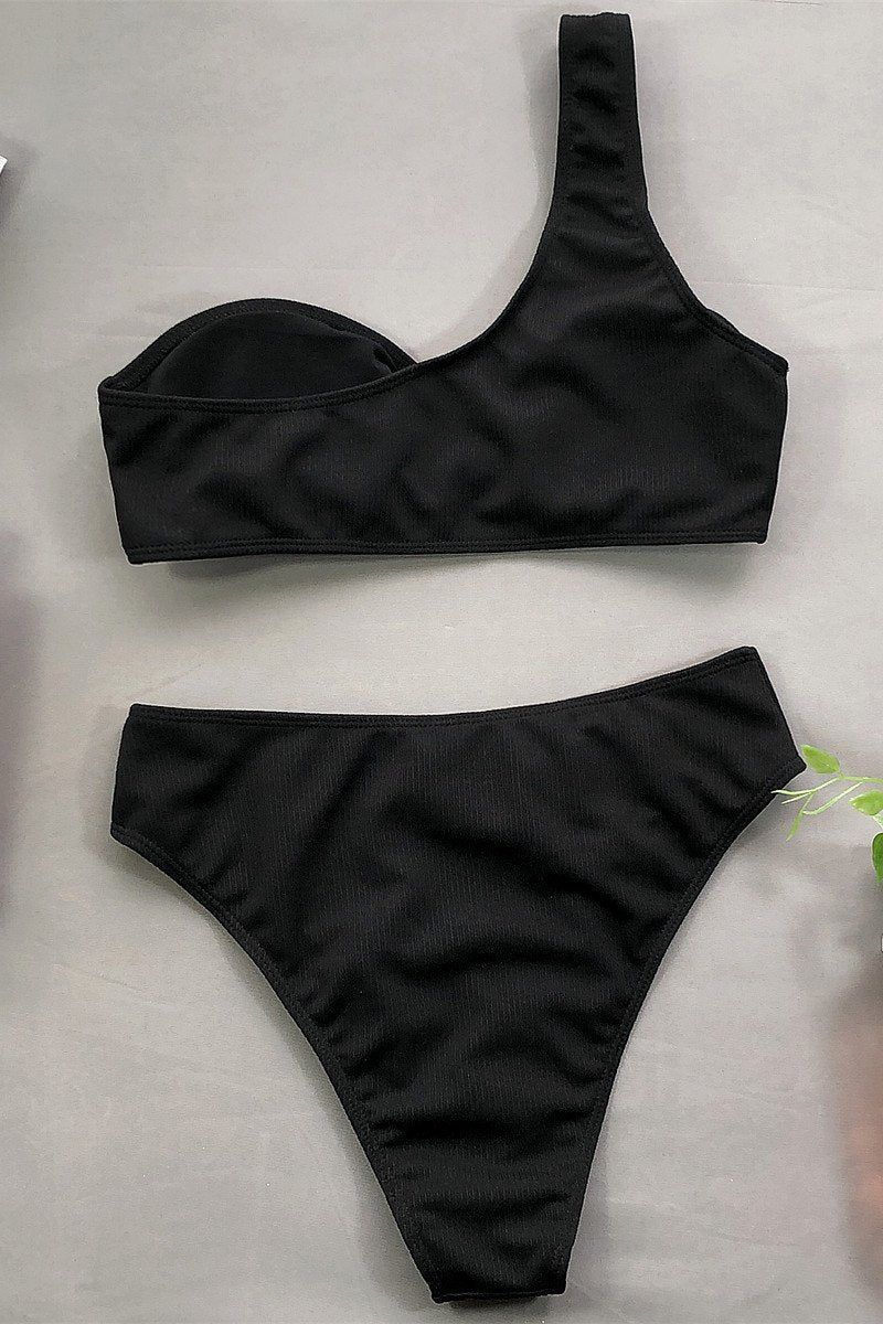Stilla | Bikini med en strop og høj talje