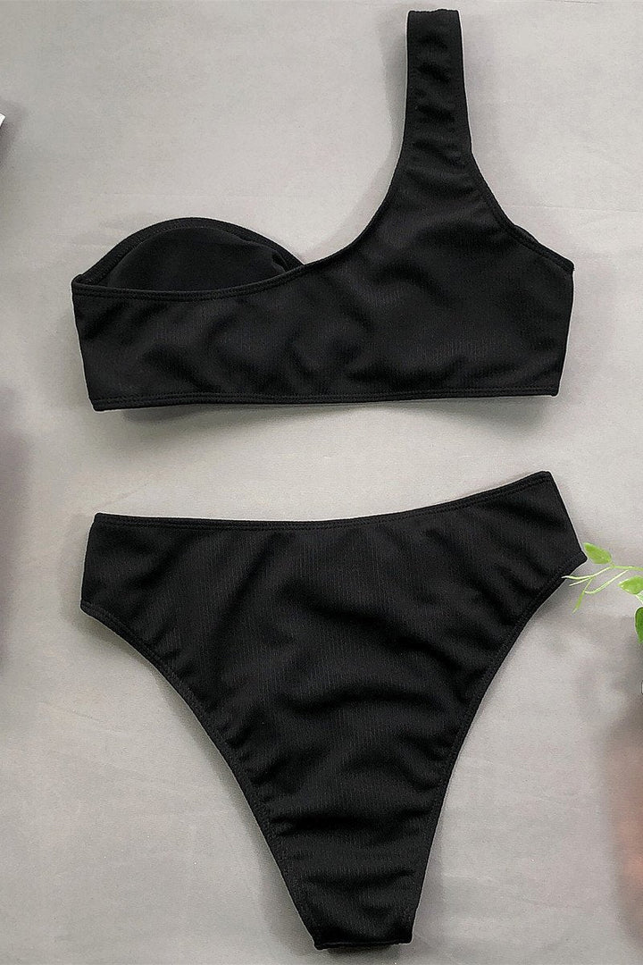 Stilla | Bikini med en strop og høj talje