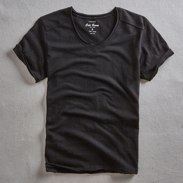 Dame V-hals T-shirt med åndbart bomuldsblanding Stilla