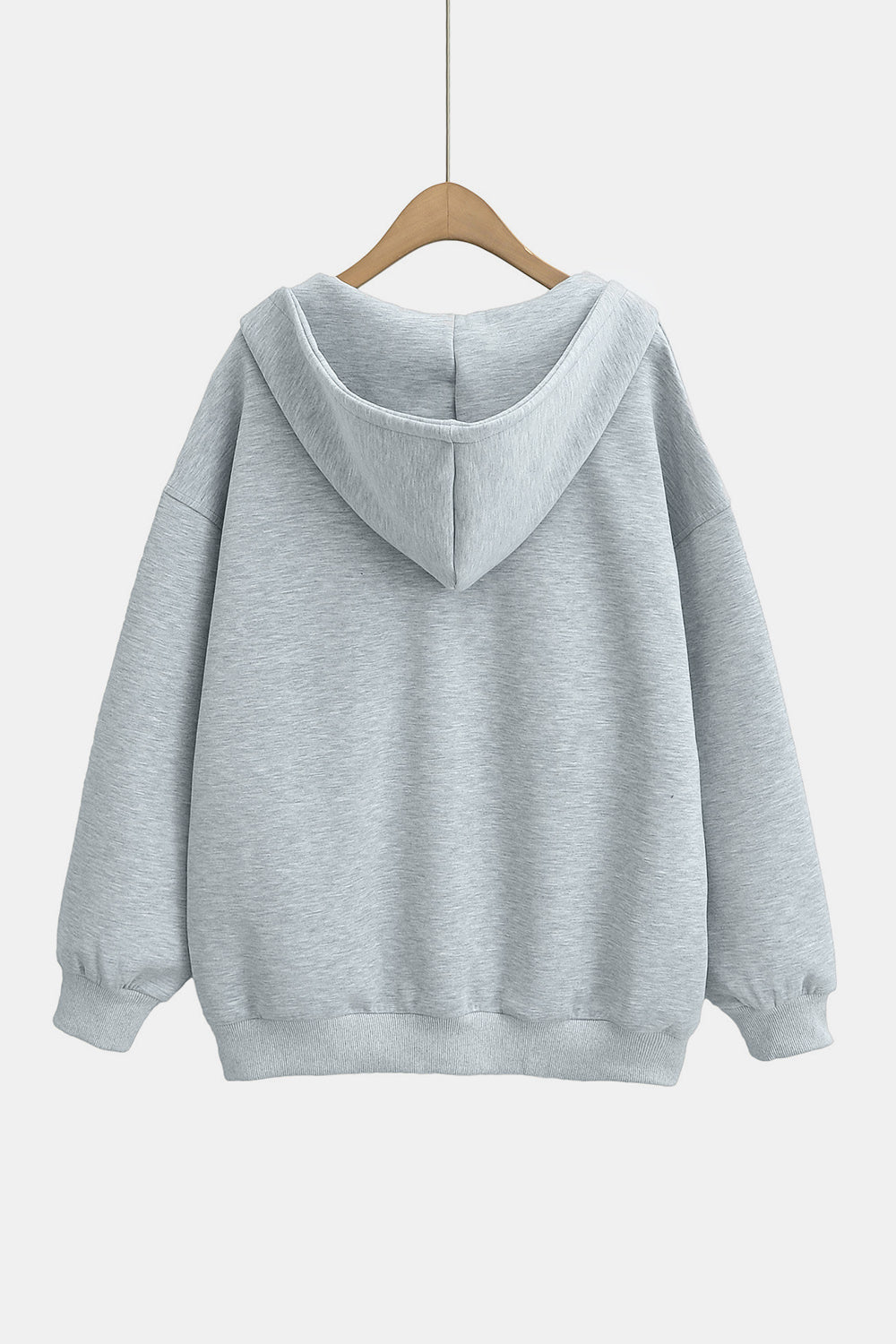 Stilla | Basic Bae Air Scuba Hættepullover Med Lange Ærmer og Kængurulomme