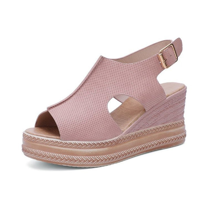 Dame kile-sandaler med åben tåparti og behagelig spænde Stilla
