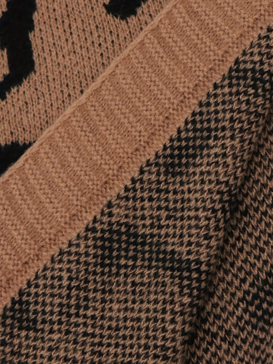 Stilla | Cardigan med leopardmønster