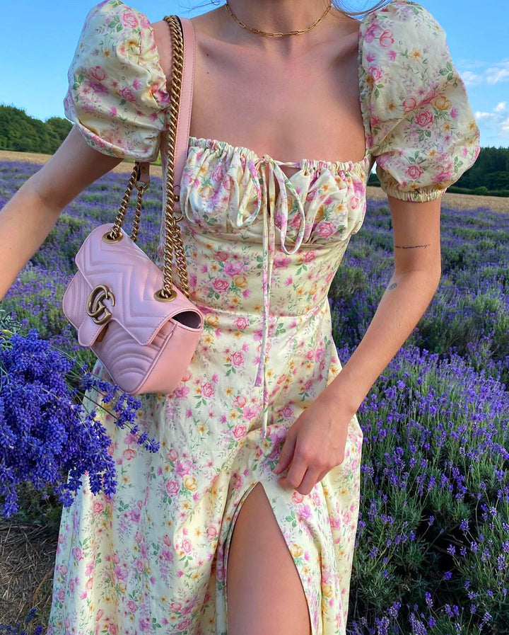 Stilla | Elegant og Poleret Blomsterkjole