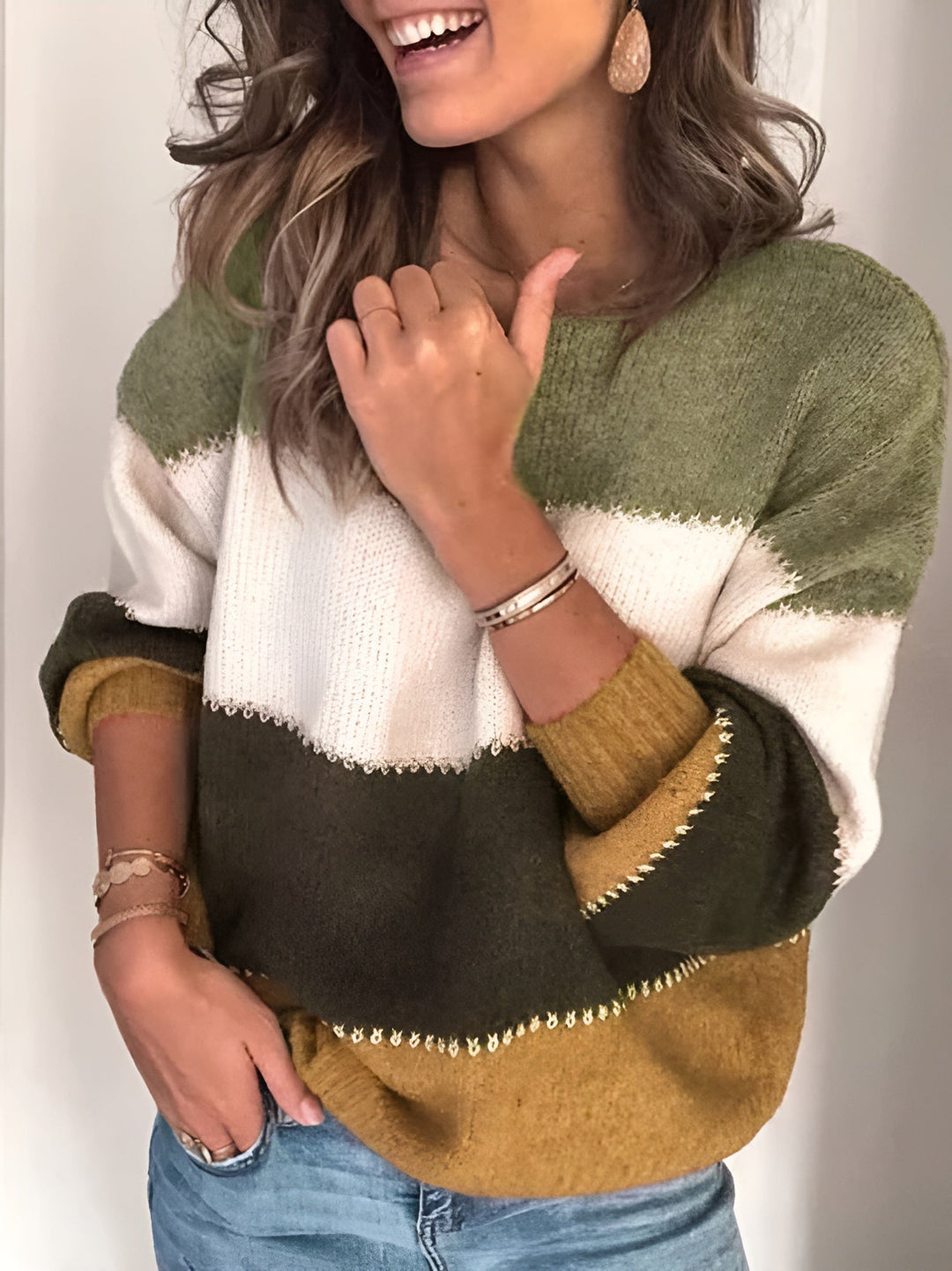 Stilla | Læderagtig og Tidless Pullover