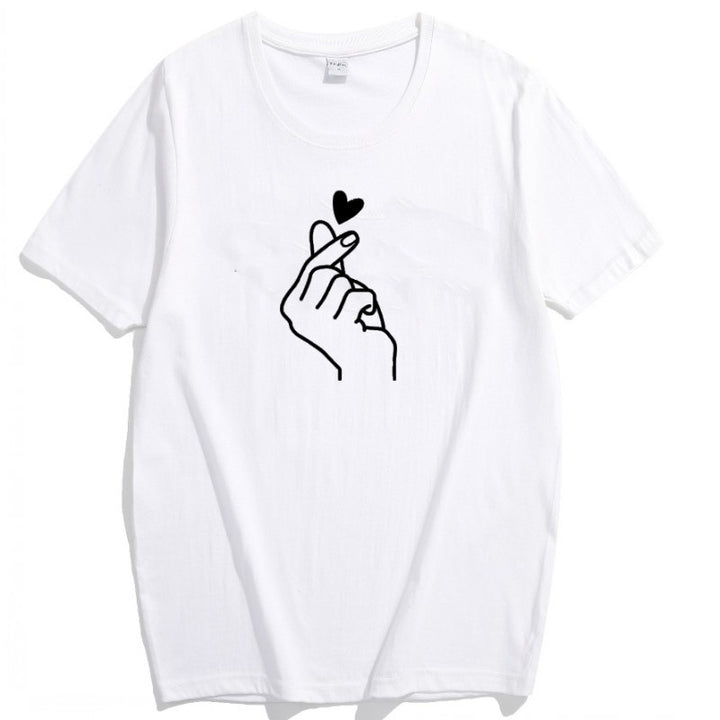 Damer Fritids Grafisk T-shirt Stilla