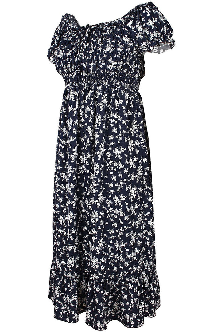 Stilla | Mode Street Print Patchwork Off the Shoulder A-linie Kjoler