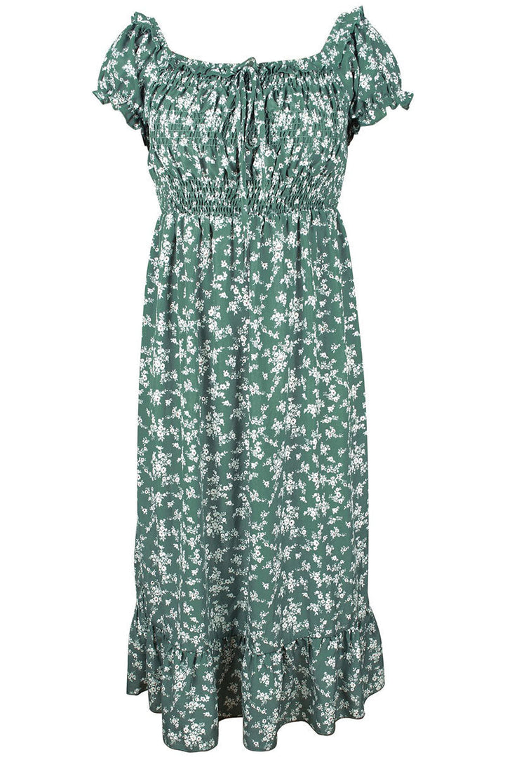 Stilla | Mode Street Print Patchwork Off the Shoulder A-linie Kjoler
