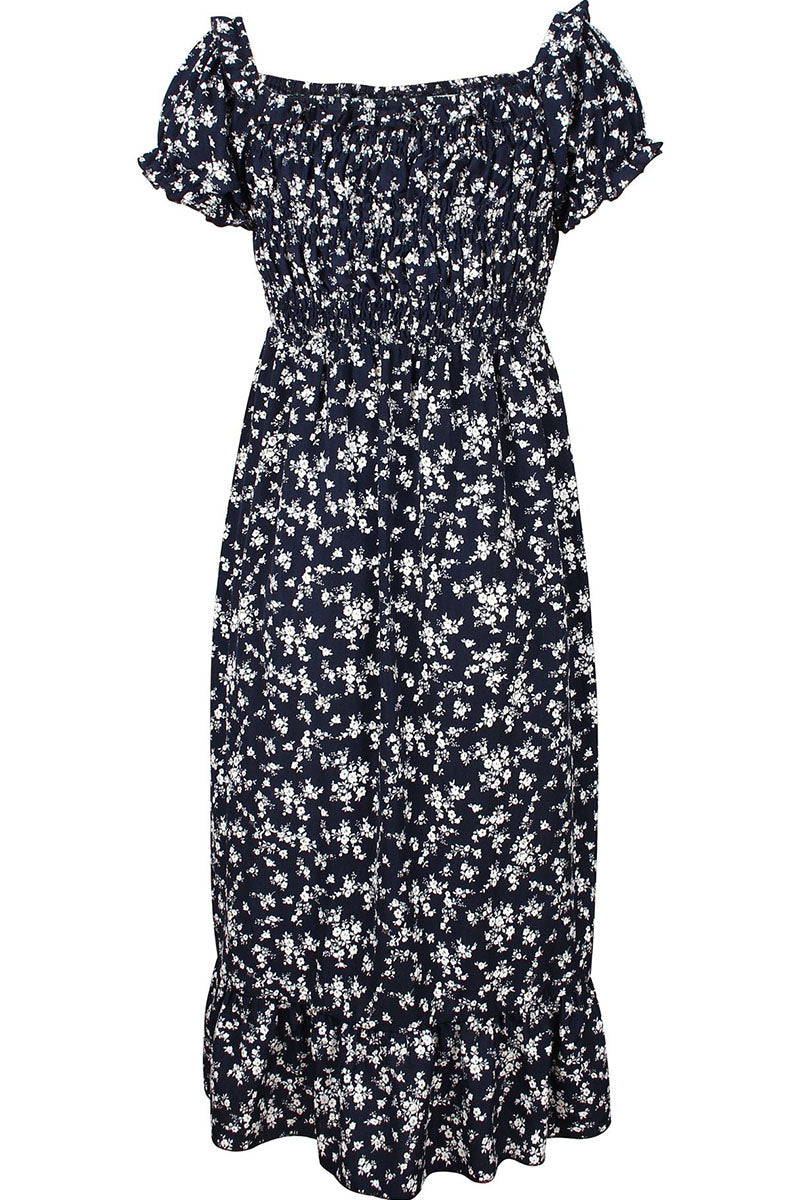 Stilla | Mode Street Print Patchwork Off the Shoulder A-linie Kjoler