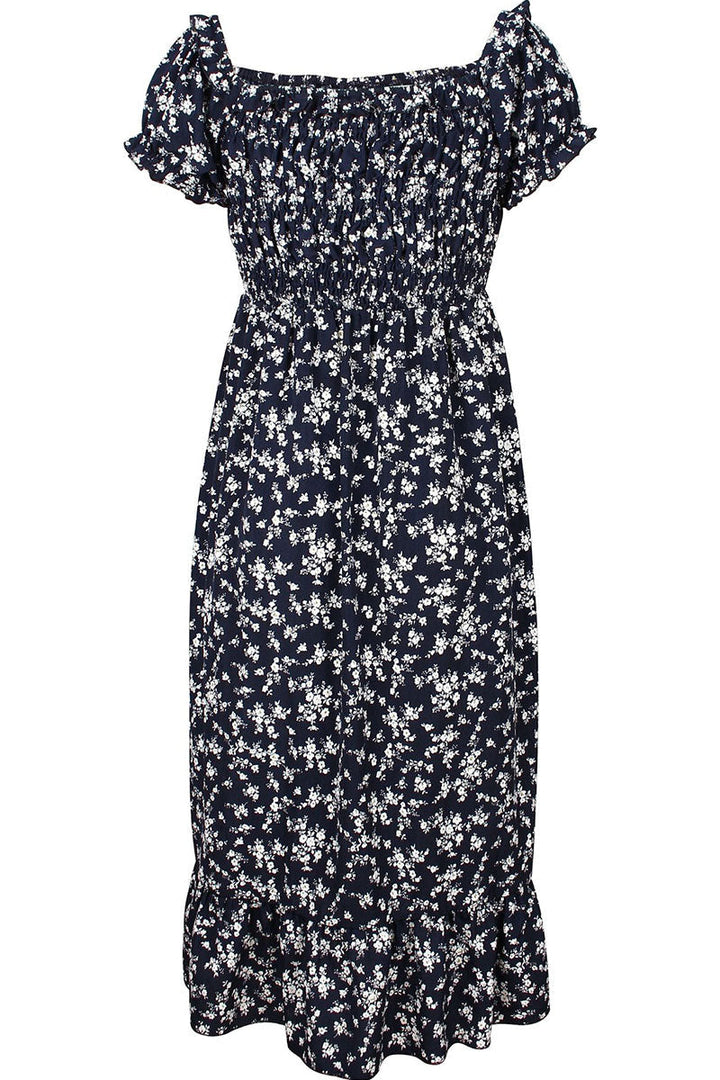 Stilla | Mode Street Print Patchwork Off the Shoulder A-linie Kjoler