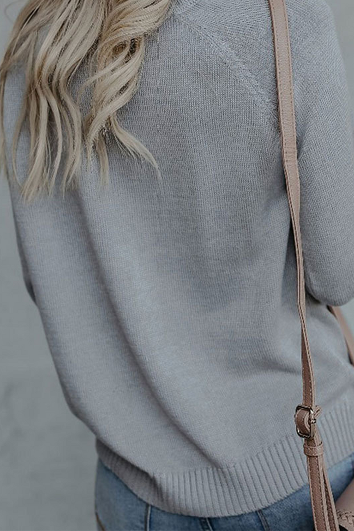 Stilla | Pullover Med Afslappet Print Og Rund Halsudskæring