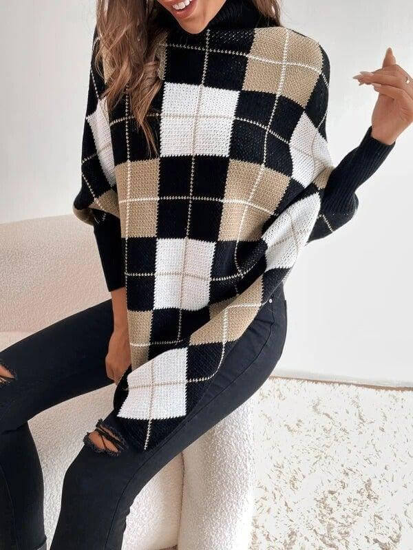 Stilla | Elegant Pullover Med Geometrisk Tryk