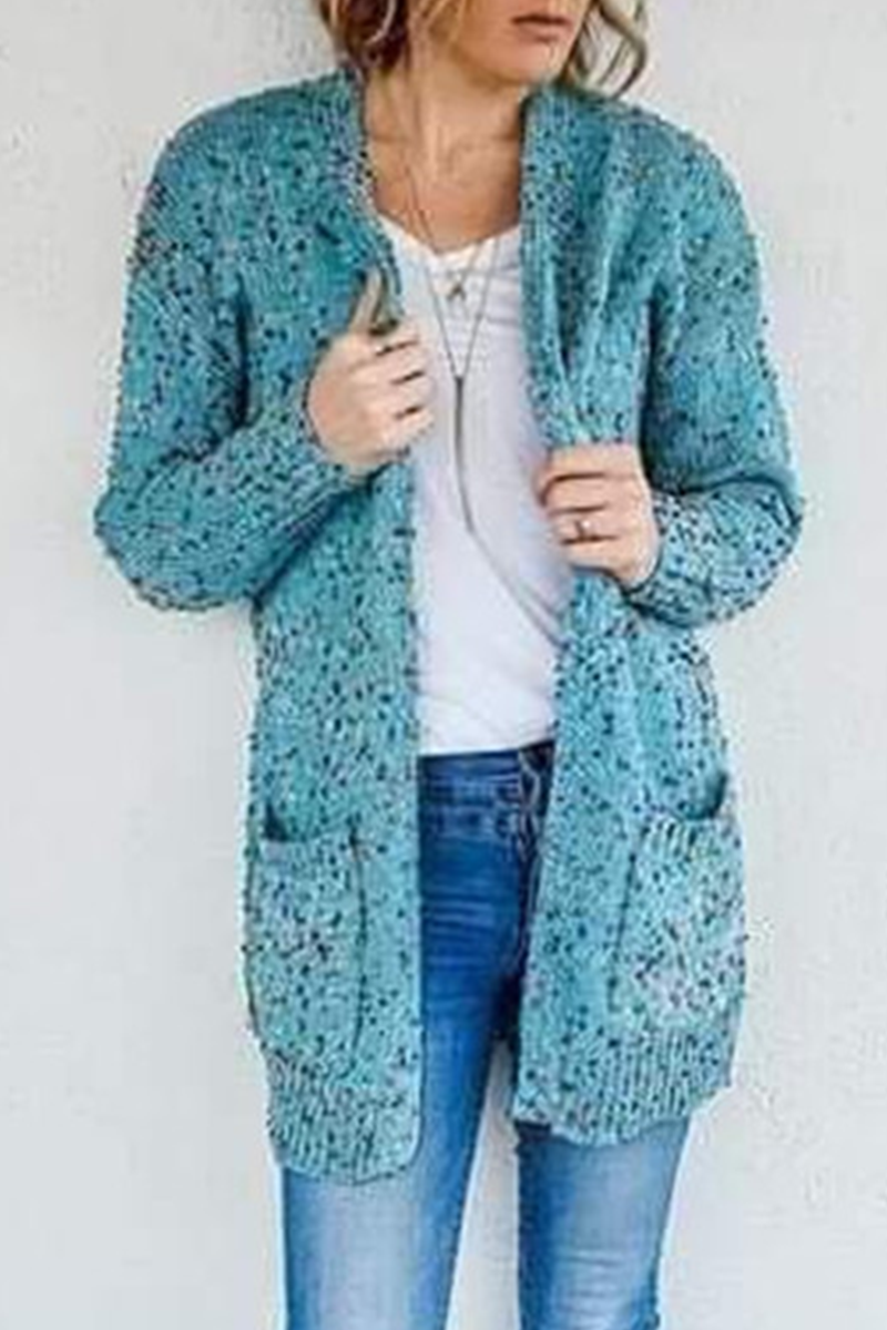 Stilla | Laissez-passer Patchwork Sweater Med Lomme Ovenfor