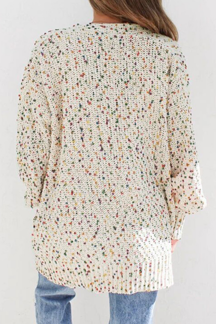 Stilla | Laissez-passer Patchwork Sweater Med Lomme Ovenfor