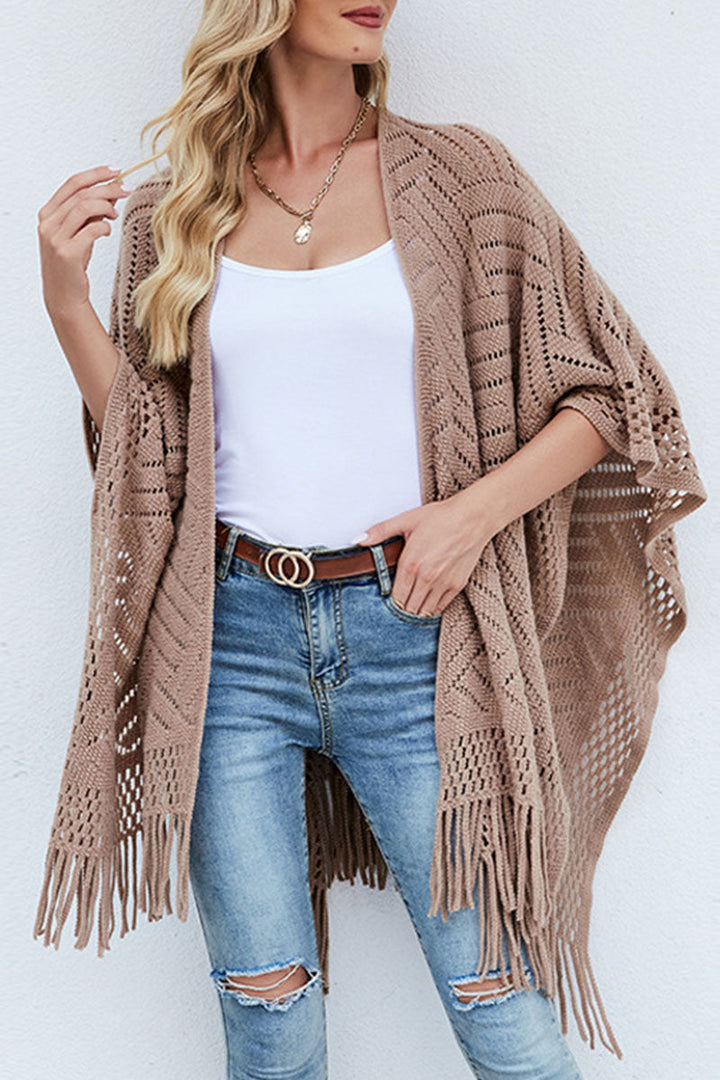 Stilla | Ensfarvede Tops Mode Street Med Frynser