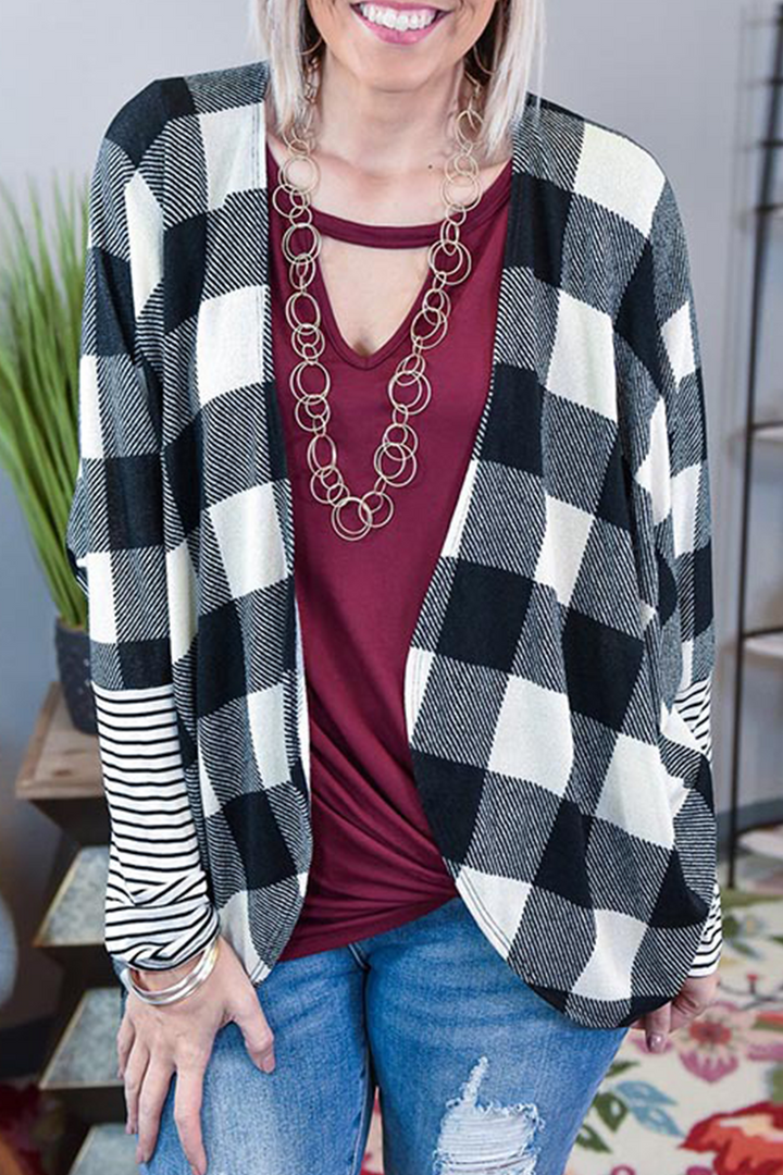 Stilla | Casualternettern Stribede Patchwork Toppe