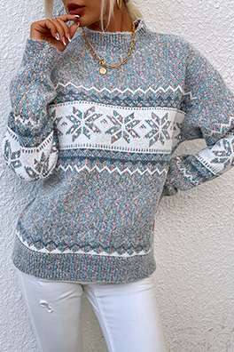 Stilla | Afslappet Snefnug Basic Halv A-turtleneck Toppe
