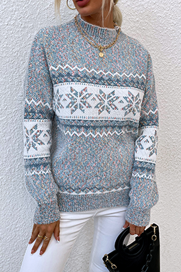 Stilla | Afslappet Snefnug Basic Halv A-turtleneck Toppe