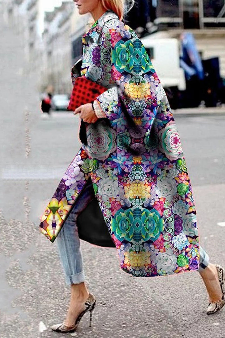 Stilla | Beklædning Til Udendørs Brug Med Omslaget Krave Af Bedrukt Camouflage Patchwork