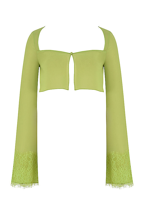 Stilla | Cropped Top Med Udskåret Maxi Nederdel