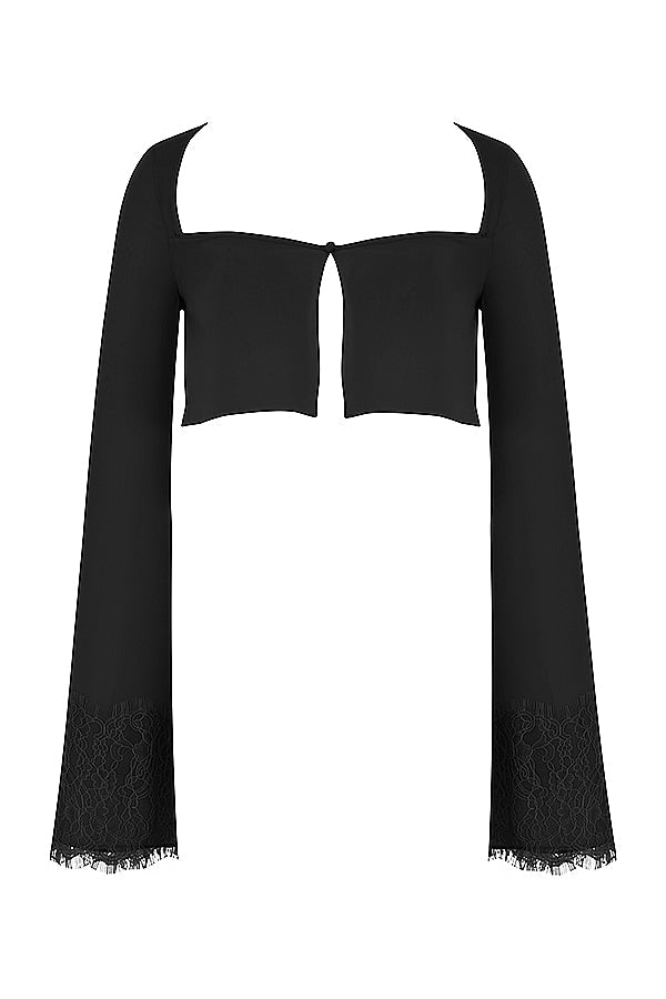 Stilla | Cropped Top Med Udskåret Maxi Nederdel
