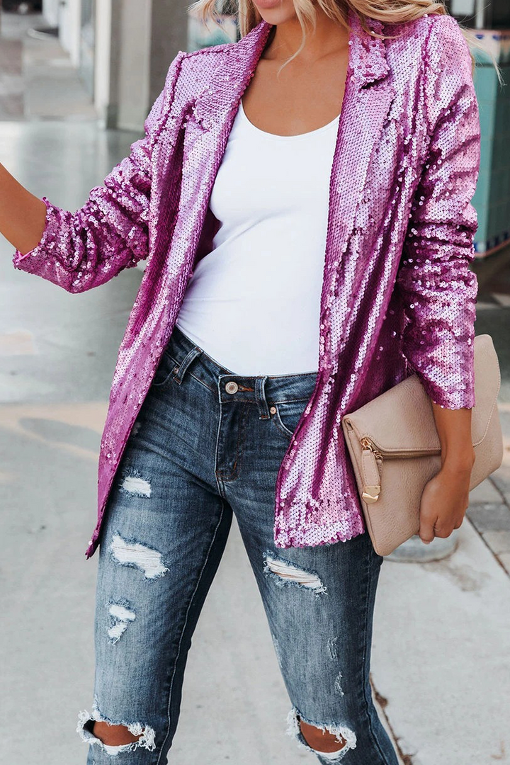 Stilla | Street Patchwork Pailletter Strikkjole