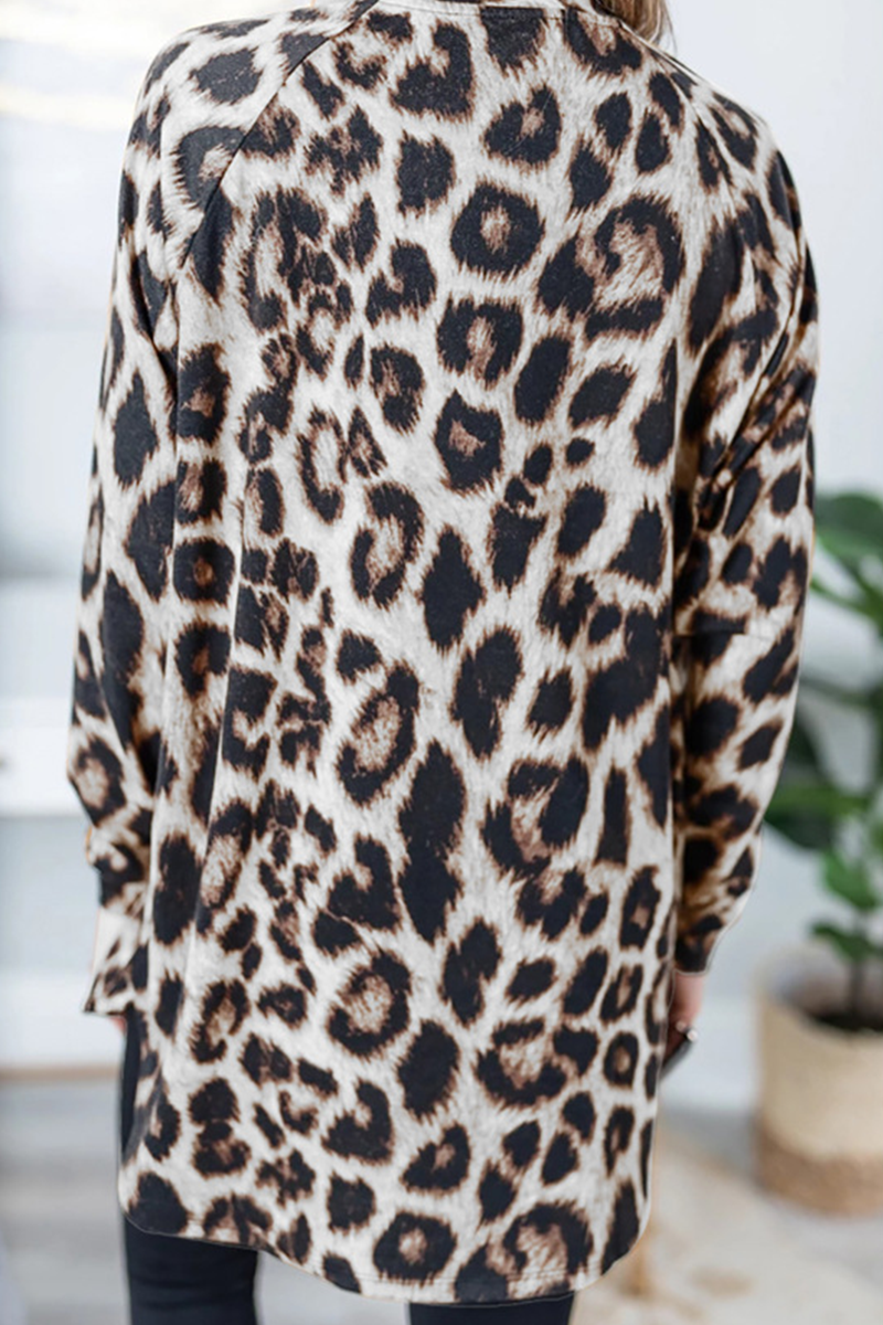 Stilla | Lette overdele med rundhalsudskæring leopard