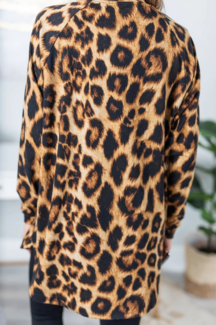 Stilla | Lette overdele med rundhalsudskæring leopard