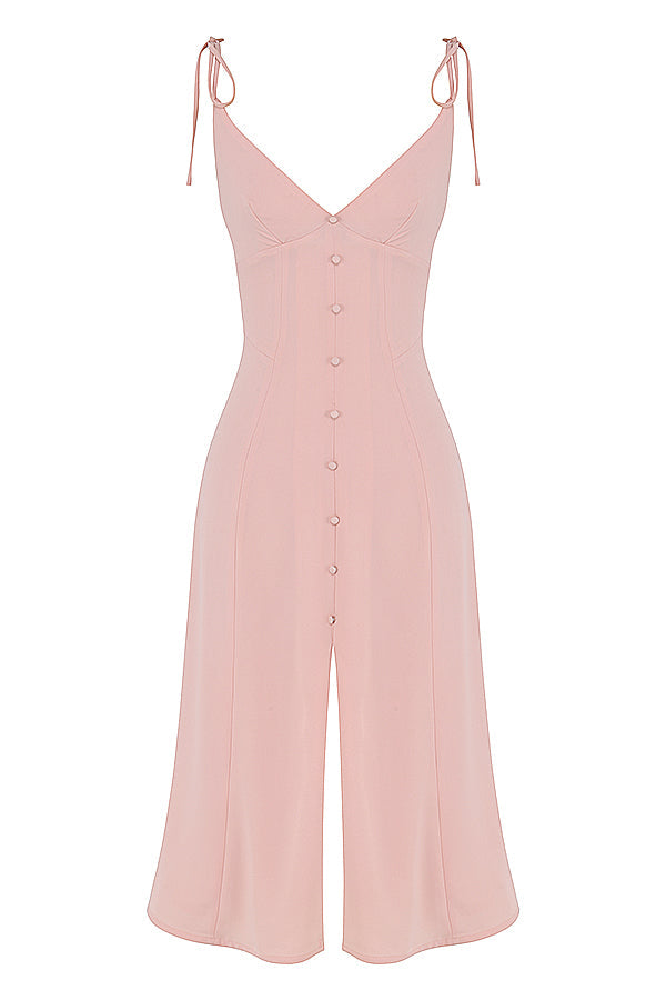 Stilla | Tonal Blomstret Midikjole