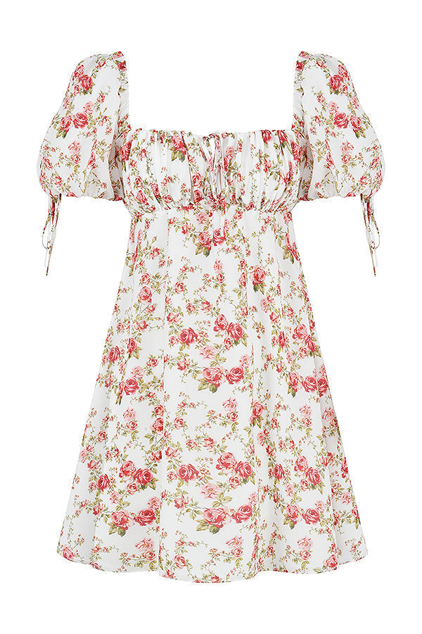 Stilla | Minikjole Med Rosa Print