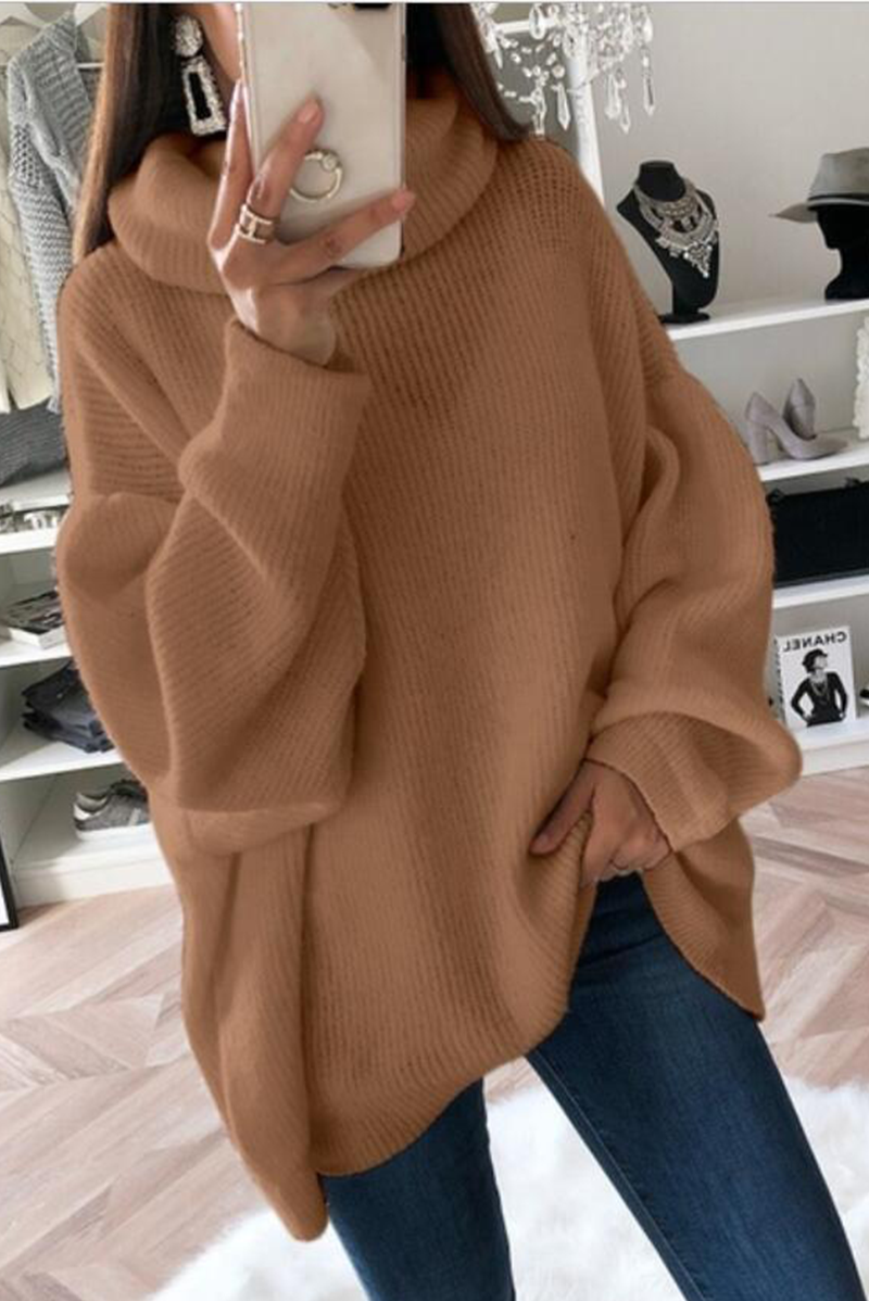 Stilla | Mode Beholder Enfarvet Patchwork Rullekraveoberdele