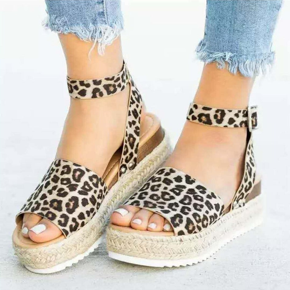 Dame espadriller med elegant hælbinding og kileformet sål Stilla